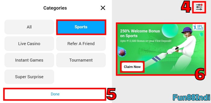 fun88 bonus promotion sign up bonus